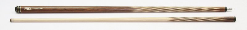 Кий для русского бильярда 2-pc "Элит" (палисандр, граб) корона 8-и перьевая Кий для русского бильярда 2-pc "Элит" (палисандр, граб) корона 8-и перьевая