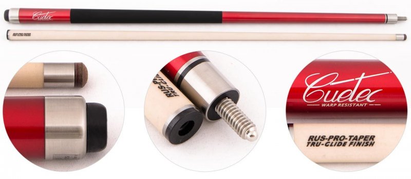 Кий для русского бильярда 2-pc «Cuetec Beginner» (красный) CMF Кий для русского бильярда 2-pc «Cuetec Beginner» (красный) CMF