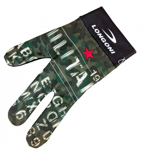 Перчатка бильярдная «Longoni Fancy Military 2» Перчатка бильярдная «Longoni Fancy Military 2»