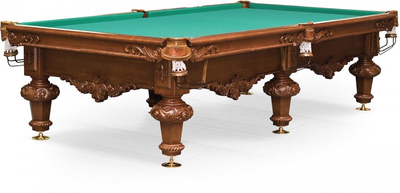 Бильярдный стол для русского бильярда "Rococo" 10 ф (каштан) Бильярдный стол для русского бильярда "Rococo" 10 ф (каштан)