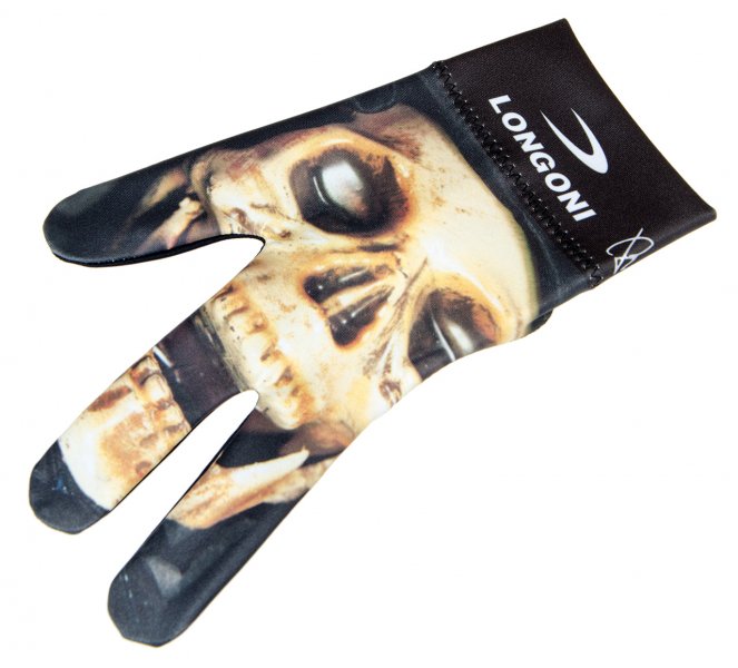 Перчатка бильярдная «Longoni Fancy Skull 3» Перчатка бильярдная «Longoni Fancy Skull 3»