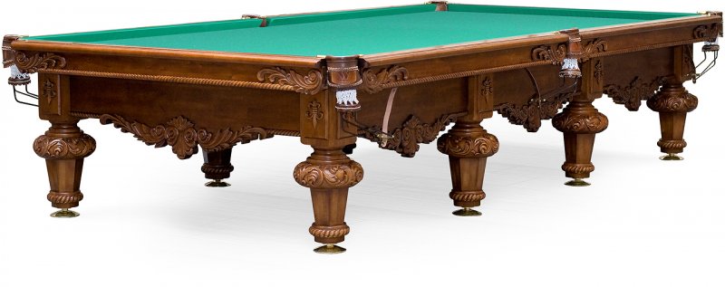 Бильярдный стол для русского бильярда "Rococo" 12 ф (каштан) Бильярдный стол для русского бильярда "Rococo" 12 ф (каштан)