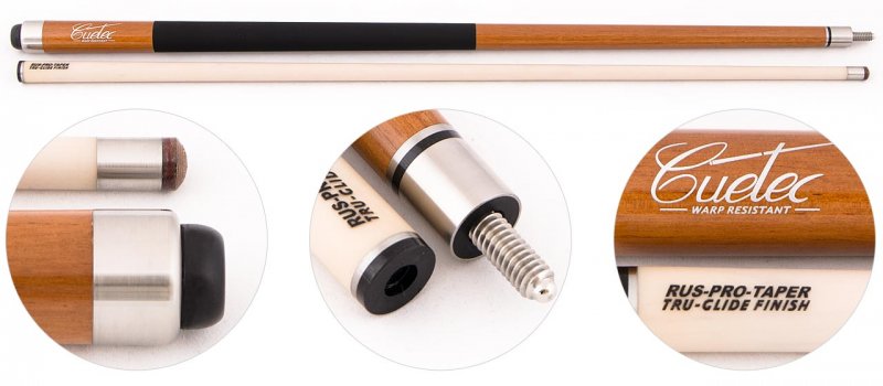 Кий для русского бильярда 2-pc "Cuetec Beginner" (коричневый) CMF Кий для русского бильярда 2-pc "Cuetec Beginner" (коричневый) CMF