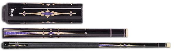Кий для пула 2-pc "Viking" (эбен, фиолетовый перламутр) Кий для пула 2-pc "Viking" (эбен, фиолетовый перламутр)