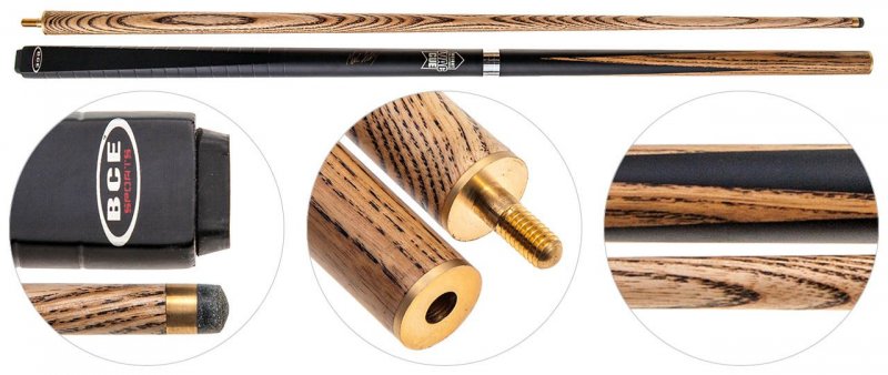 Кий для снукера 2-pc «BCE Mark Selby BSP-1» (натуральный) Кий для снукера 2-pc «BCE Mark Selby BSP-1» (натуральный)