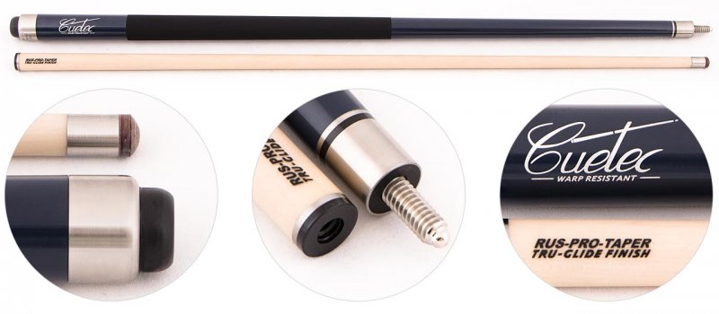 Кий для русского бильярда 2-pc "Cuetec Beginner" (синий) CMF Кий для русского бильярда 2-pc "Cuetec Beginner" (синий) CMF