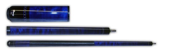 Кий для пула 2-pc "Viking" (синий / клен "птичий глаз", винил) Кий для пула 2-pc "Viking" (синий / клен "птичий глаз", винил)