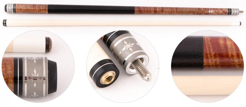 Кий для русского бильярда 2-pc "RC" (коричневый) Кий для русского бильярда 2-pc "RC" (коричневый)