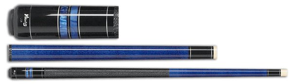 Кий для пула 2-pc "Viking" (синий / клен, перламутр) Кий для пула 2-pc "Viking" (синий / клен, перламутр)