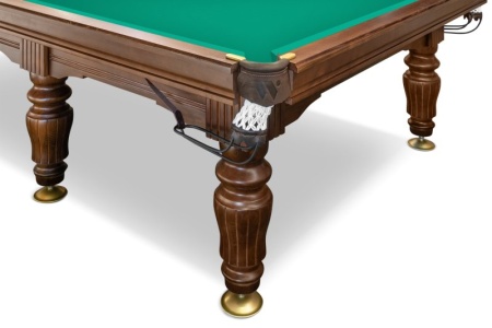 Бильярдный стол для русской пирамиды "Ильмень" (12 футов, сланец 25мм, борт ясень)