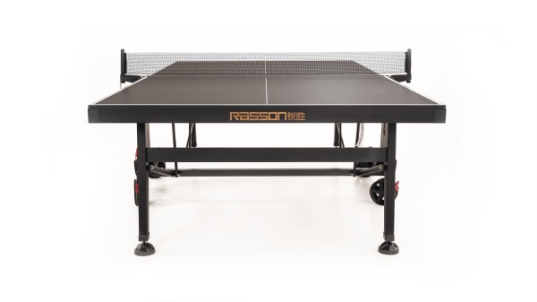 Теннисный стол складной для помещений "RASSON PREMIUM T01 Indoor" (черный ясень) с сеткой