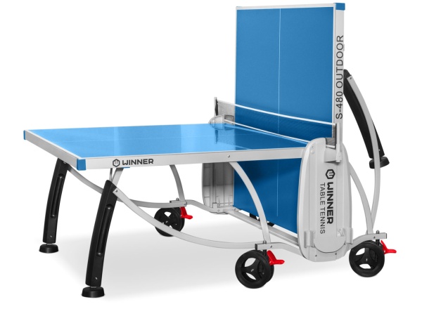 Теннисный стол всепогодный "Winner S-480 Outdoor" (274 х 152,5 х 76 см) с сеткой