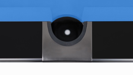 Стол / пул "Rasson Wolf" 9 ф (черный, сланец 25 мм) в комплекте с плитой, аксессуары + сукно