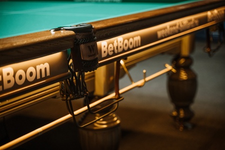 Стол / пирамида "Русский Гранд" (12 футов, 8 ног, 45мм камень) борта дуб, лузы премиум