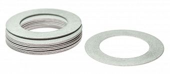 Кольцо алюминиевое для шафта упаковка 10 шт. (0.4мм, н/д 25мм, в/д 16мм)