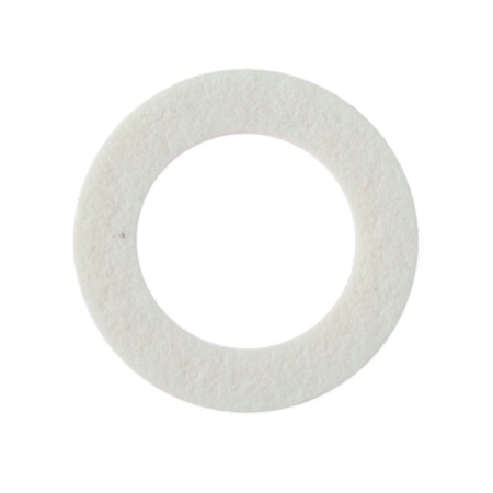 Кольцо пластиковое для шафта упаковка 25 шт. (белое, 1.6мм, н/д 25мм, в/д 16мм)
