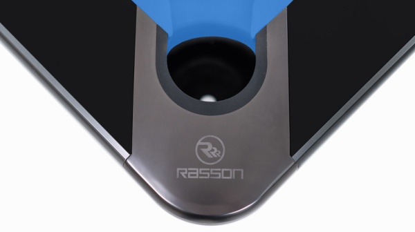 Стол / пул "Rasson Wolf" 9 ф (черный, сланец 25 мм) в комплекте с плитой, аксессуары + сукно