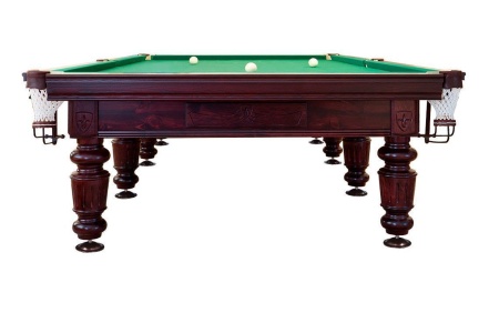 Бильярдный стол для русской пирамиды "Шевалье" (9 футов, сосна, борт ясень, сланец 25мм)