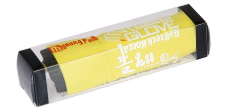 Перчатка бильярдная «Ball Teck MFO» (черно-желтая, вставка замша), защита от скольжения