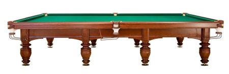 Бильярдный стол для русской пирамиды "Магнат-Люкс" (8 футов, ольха, борт ясень, сланец 25мм)