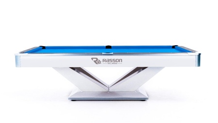 Бильярдный стол для пула "Victory II Plus" 8 ф (белый, сланец 30 мм)