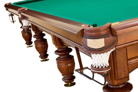 Бильярдный стол для русской пирамиды "Магнат-Люкс" (8 футов, ольха, борт ясень, сланец 25мм)