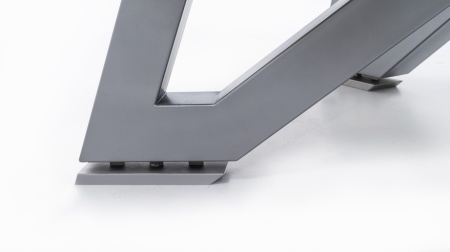 Стол / пул "Rasson Wolf" 9 ф (серый, сланец 25 мм) в комплекте с плитой, аксессуары + сукно