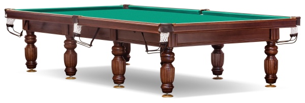 Бильярдный стол для русской пирамиды "Устюг" (12 футов, сланец 25мм, борт ясень)