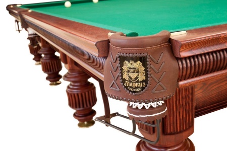 Бильярдный стол для снукера "Маркиз" (12 футов, ольха, борт ясень, сланец 45мм)