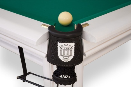 Бильярдный стол для русской пирамиды "Аттика" (8 футов, ольха, борт ясень, сланец 25мм)