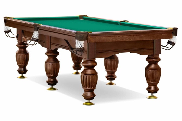 Бильярдный стол для русской пирамиды "Свирь" (9 футов, сланец 25мм, борт ясень)