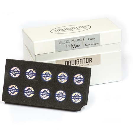 Наклейка для кия "Navigator New Blue Impact Pro" (Max) 13мм