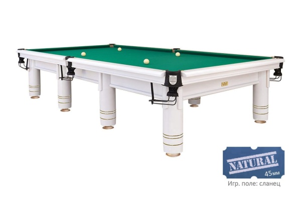 Бильярдный стол для русской пирамиды "Аттика" (12 футов, ясень, сланец 45мм)