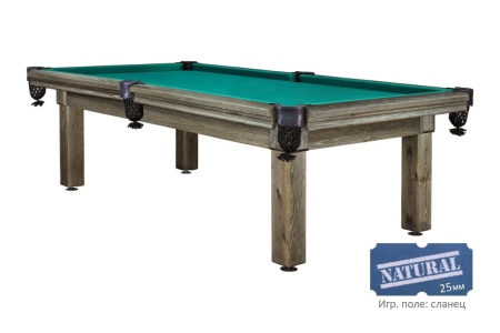 Бильярдный стол для русской пирамиды "Паж-2" (8 футов, сосна, сланец 25мм)