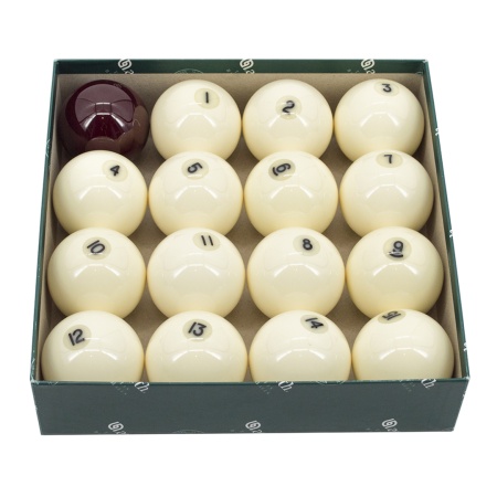 Комплект шаров 68 мм "Aramith Premier", красный биток