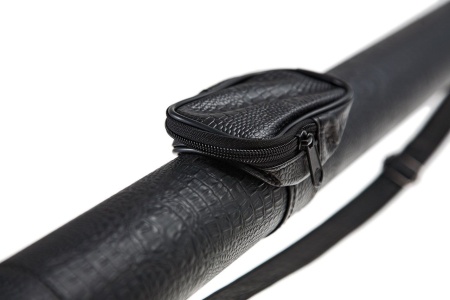 Тубус для кия "Action 1/1" (черный/кроко, 93 см, вн.разм 88 см, карман 13 см)
