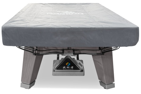 Стол / пул "Rasson Acurra" 9 ф (серый, сланец 25 мм) в комплекте с плитой, аксессуары + сукно