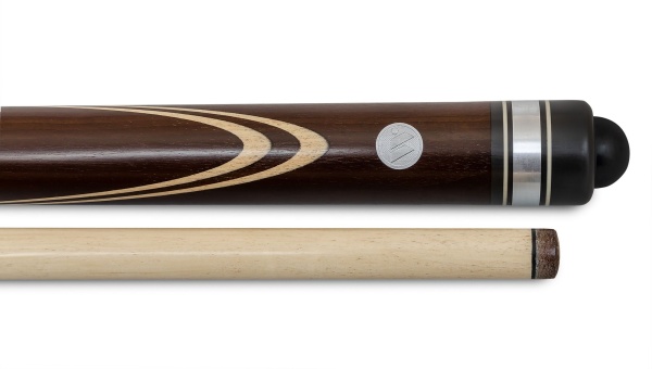 Кий для русского бильярда 2-pc "Классика" (термограб) 19 запилов с перепилом