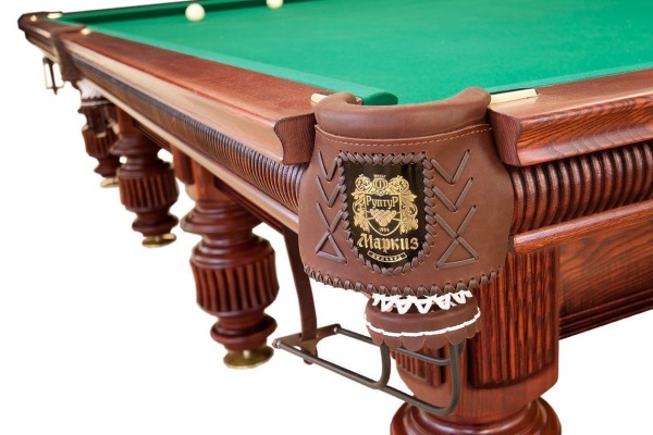 Бильярдный стол для русской пирамиды "Маркиз" (12 футов, ясень, сланец 45мм)