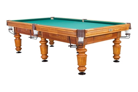 Бильярдный стол для русской пирамиды "Шевалье" (9 футов, сосна, борт ясень, сланец 25мм)