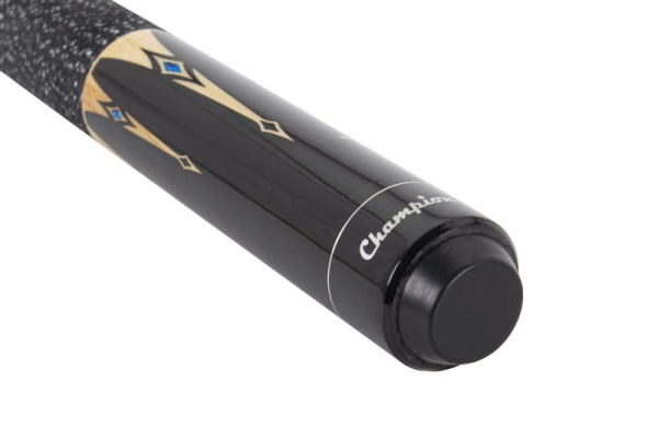 Кий для пула 2-pc "Classic Champion A-3" (черно-натуральный) с оплеткой ирландский лен
