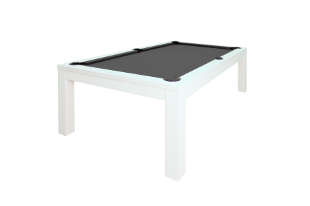 Бильярдный стол для пула "Penelope" 8 ф (белый, со столешницей)