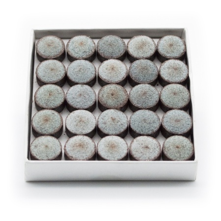 Коробка наклеек для кия "Triangle"14 мм (50 шт)