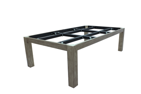 Бильярдный стол для пула "Penelope" 7 ф (silver mist) с плитой, со столешницей