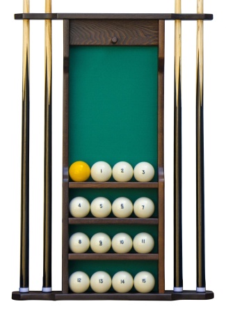 Киевница настенная универсальная из ясеня (цвет черный орех, 85 х 63 х 9 см)