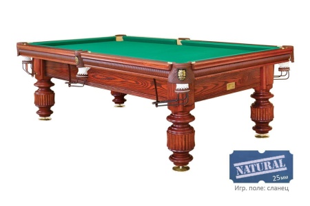Бильярдный стол для пула "Маркиз" (8 футов, ольха, борт ясень, сланец 25мм)