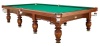 Бильярдный стол для русской пирамиды "Магнат-Люкс" (8 футов, ольха, борт ясень, сланец 25мм)