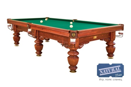Бильярдный стол для русской пирамиды "Барон" (9 футов, ясень, сланец 25мм)