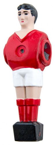 Футболист AA-09 (красно-белый) алюминиевый