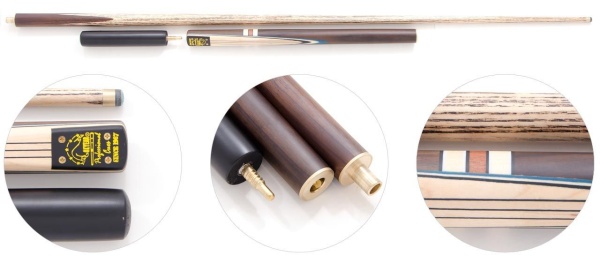 Кий для снукера 2-pc "SAQ1" 3/4 + экстендер